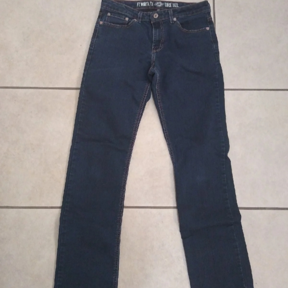 Women's Dickies Relaxed Straight Leg jeans 8L tall